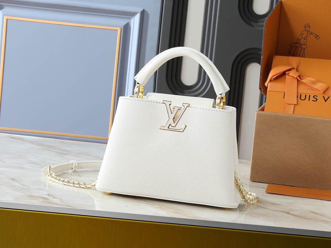 LV Classic Handbag Monogram Canvas Top Handle Unisex